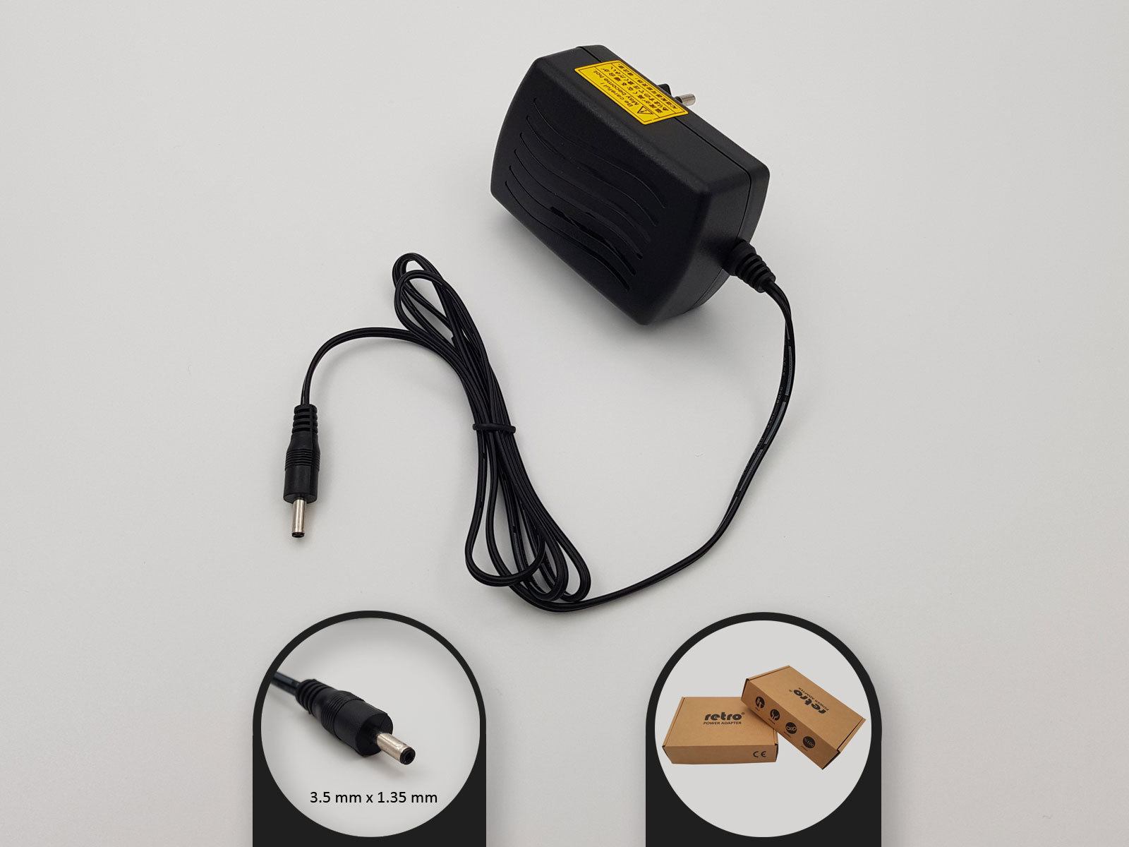 12V 3A 3.5x1.35 mm Vera Yazarkasa POS Adaptör Şarj Cihazı