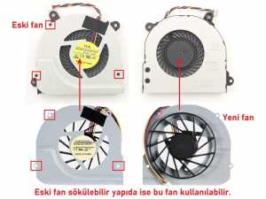 Vestel Onyx H36, H36FF, H36FD, H36X, H36Y, H36Y-L Notebook Fan / Ver.3