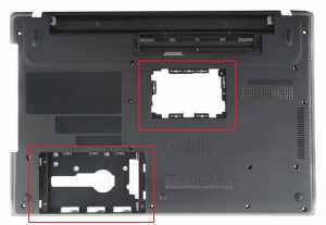 Sony Vaio E Serisi, SVE15, SVE1512M1EW, SVE1512Y1ESI, SVE1512W1EB, ... vb Notebook Kasa Alt / Siyah - Ver.1