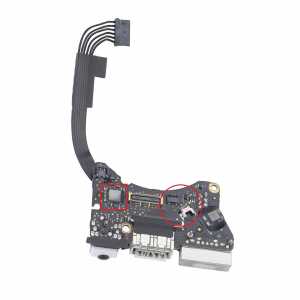 Apple MacBook Air A1465 Power Jack IO Board / MagSafe2, USB, Audio - Ver.1