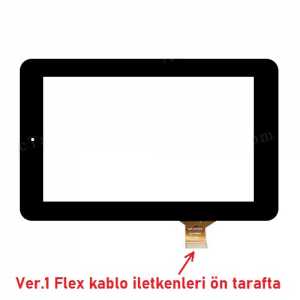 Exper EasyPad T7Q Tablet Dokunmatik Panel / Siyah - Ver.1