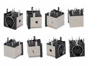 4-Pin Mini DIN Erkek Konnekt�r ��in Dc Power Jack
