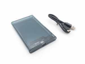 2.5-inch Hard Disk (HDD) Kutusu - USB 3.1 Type-C SATA 10 Gbps - Plastik - Gri