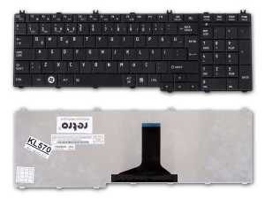 Toshiba Dynabook Satellite C650, L650, L670 Notebook Klavyesi - Siyah - TR