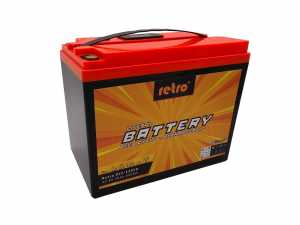 RETRO 12.8V 050Ah 640Wh LiFePO4 Batarya (Bluetooth �zlemeli BMS)