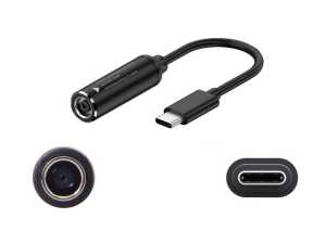 Lenovo 65W 7.9 x 5.5 mm Yuvarlak Pinli U� To USB-C (Type-C) D�n��t�r�c� Aktif �arj Kablosu