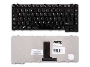Toshiba Dynabook Satellite A200, A300, L300, M200, M300 Notebook Klavyesi - Parlak Siyah - TR