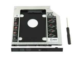 Notebooklar ��in �kinci HDD-SSD K�za�� - Universal - 9.5mm Superslim