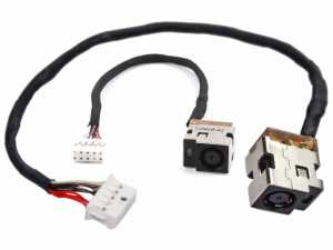 Hp Pavilion dv7-4000, dv7-4100, dv7-4200, dv7-4300, dv7t-4000, dv7t-4100 Notebook Dc Power Jack - Kablolu