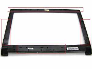 Asus N53 Notebook Lcd Bezel - Siyah - Cam Kaplamas�z - Ver.1