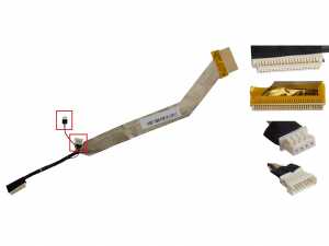 Toshiba Dynabook Satellite A300, A300D, A305, A305D Notebook Lcd Cable / Ver.2