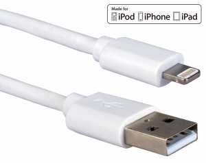 Apple iPad 4/Air/Mini, iPhone 5/5C/5S/6/6 Plus 8 Pin Lightning USB Data ve �arj Kablosu