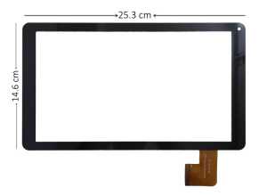 10.1-inch VTC-5010A18-FPC-1.0 Tablet Dokunmatik Panel - Siyah