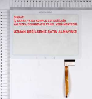 General Mobile E-Tab 5 Tablet Dokunmatik Panel - Beyaz