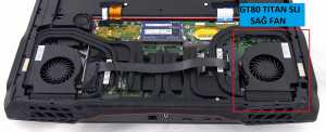 MSI GT80 Titan SLI Notebook Fan / SA�