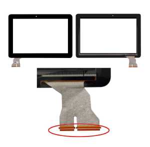Asus Transformer Pad TF103CG Tablet Dokunmatik Panel / Siyah - Ver.1