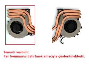 MSI GP72, GP72 Leopard, GP72 Leopard Pro, GP72 2QD, GP72 2QE, ... vb Notebook Fan / SOL - Ver.1 (3 Pin)
