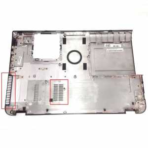 Toshiba Dynabook Satellite P50, P50-A, P50D, P50D-A, P50Dt, P50Dt-A, P50t, P50t-A Notebook Kasa Alt / Siyah - Ver.1