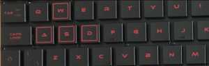 iBuyPower Chimera CX-9 Notebook Klavye - Tu� Tak�m� / Siyah - TR - Backlit - K�rm�z� Tu�