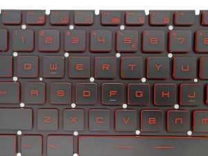 MSI WE62 Notebook Klavye - Tu� Tak�m� / Siyah - TR - Backlit - K�rm�z�