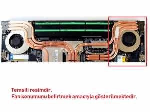 MSI PL62, PL62 7RC, PL62 7RD, ... vb Notebook Fan / SA�