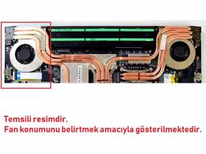 MSI WE62 Notebook Fan / SOL
