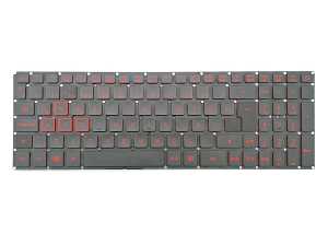 LG5P_A52BRL Notebook Klavye - Tu� Tak�m� / Siyah - TR - Backlit - K�rm�z� Tu�