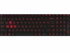 Monster NFSV1511 Notebook Klavye - Tu� Tak�m� / Siyah - TR - Backlit - K�rm�z� Tu�