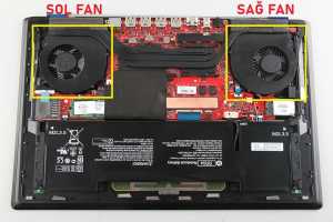 Hp Omen 15-5000, 15-5100, 15-5200 Notebook Fan / Ver.1 (Sa� Fan)