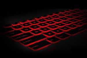 MSI Alpha 15 A3DD Notebook Klavye - Tu� Tak�m� / Siyah - TR - Backlit - RGB - K�rm�z� Tu�