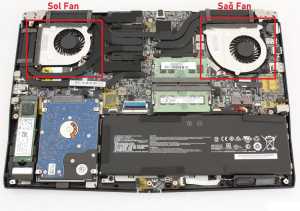 MSI GS40, GS40 6QD Phantom, GS40 6QE Phantom, ... vb Notebook Fan / Ver.1 (Sa� Fan)