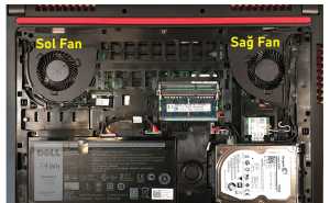 Dell Inspiron 5577 Notebook Fan / Ver.1 (Sa� Fan)