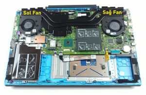 Dell G3 3590 Notebook Fan / Ver.1 (Sa� Fan)