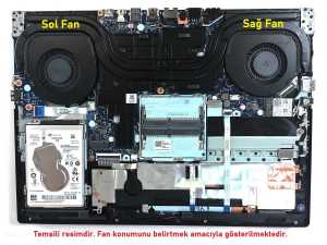 Lenovo 5F10S13889 Uyumlu Notebook Fan / Ver.1 (Sa� Fan)