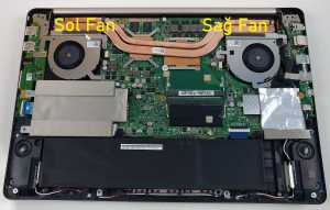 Asus X580V Notebook Fan / Ver.1 (Sa� Fan)
