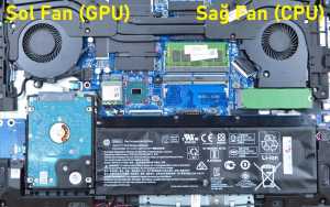Hp L22261-001 Uyumlu Notebook Fan / Ver.2 (Sol Fan)