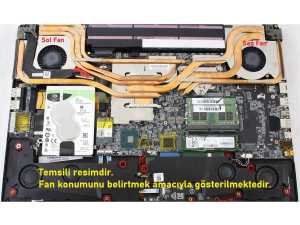 MSI Alpha 17 A4DEK Notebook Fan / SOL