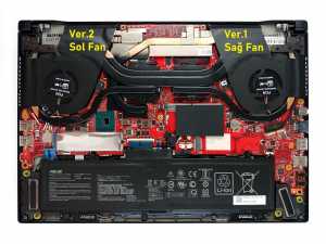 Asus GX502G Notebook Fan / Ver.2 (Sol Fan)