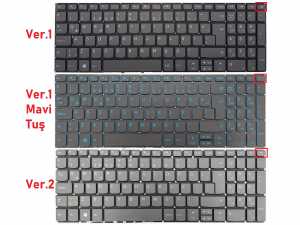 Lenovo PC5CPB, PC5CPB-TR, PC5CPB-TUR Notebook Klavye - Tu� Tak�m� / Ver.1 - TR - Backlit - Mavi Tu�