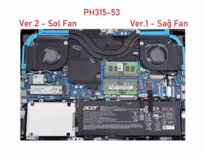 Acer Predator PH315-53 Notebook Fan / Ver.1 (Sa� Fan)