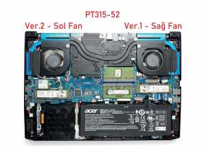 Acer Predator PT315-52 Notebook Fan / Ver.1 (Sa� Fan)