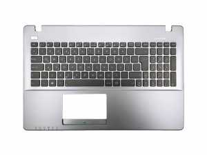 Asus X550Z Notebook Klavye - Tu� Tak�m� / Siyah - TR - Silver �st Kasa