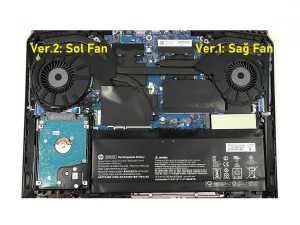 Hp L29081-001 Uyumlu Notebook Fan / Ver.2 (Sol Fan)