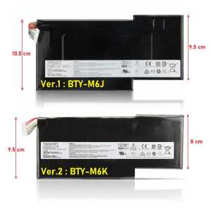 MSI GS63, GS63 8RE Stealth, GS63VR, GS63VR 7RF Stealth Pro, ... vb Notebook Bataryas� - Pili / RETRO - Ver.2