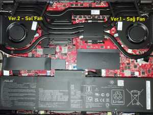 Asus GA401I Notebook Fan / Ver.2 (Sol Fan)