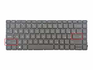 Hp M23771-001, M23771-141 Notebook Klavye - Tu� Tak�m� / Siyah - TR - K���k ENTER