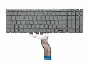 Hp 857468-141 Notebook Klavye - Tu� Tak�m� / Siyah - TR - Backlit - Ye�il Tu�