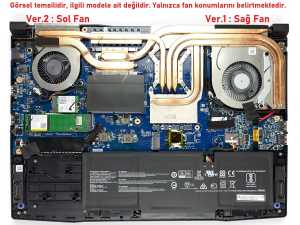 MSI Crosshair 17 B12U Notebook Fan / Ver.1 (Sa� Fan)