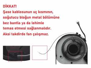 Lenovo 01LW091 Uyumlu Notebook Fan