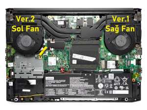Lenovo 5H40S20431 Uyumlu Notebook Fan / Ver.2 (Sol Fan)